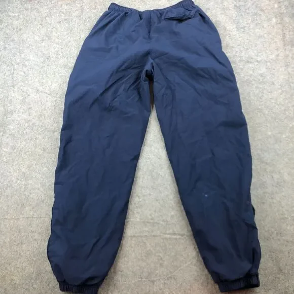 Vintage NIKE Pants Men Large Blue Windbreaker Track Embroidered Warm Up Y2K * - Picture 10 of 14